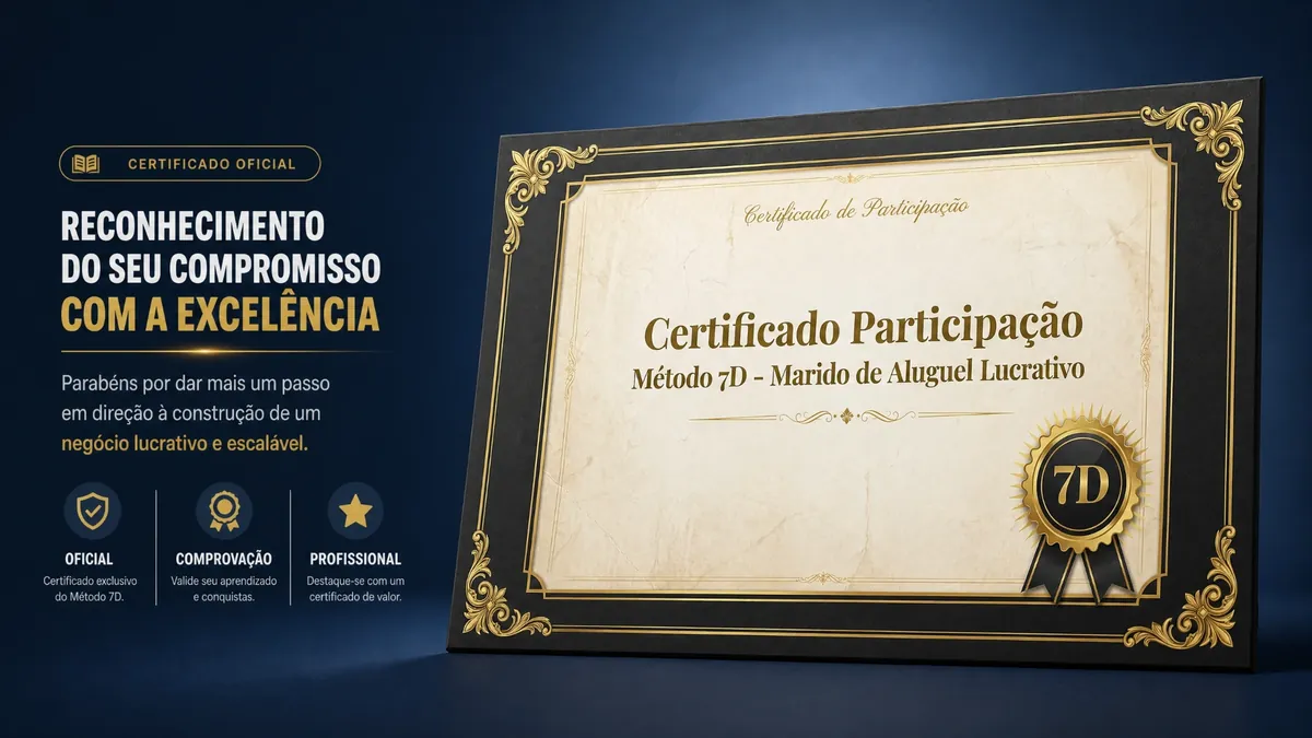 Certificado 3D Método 7D