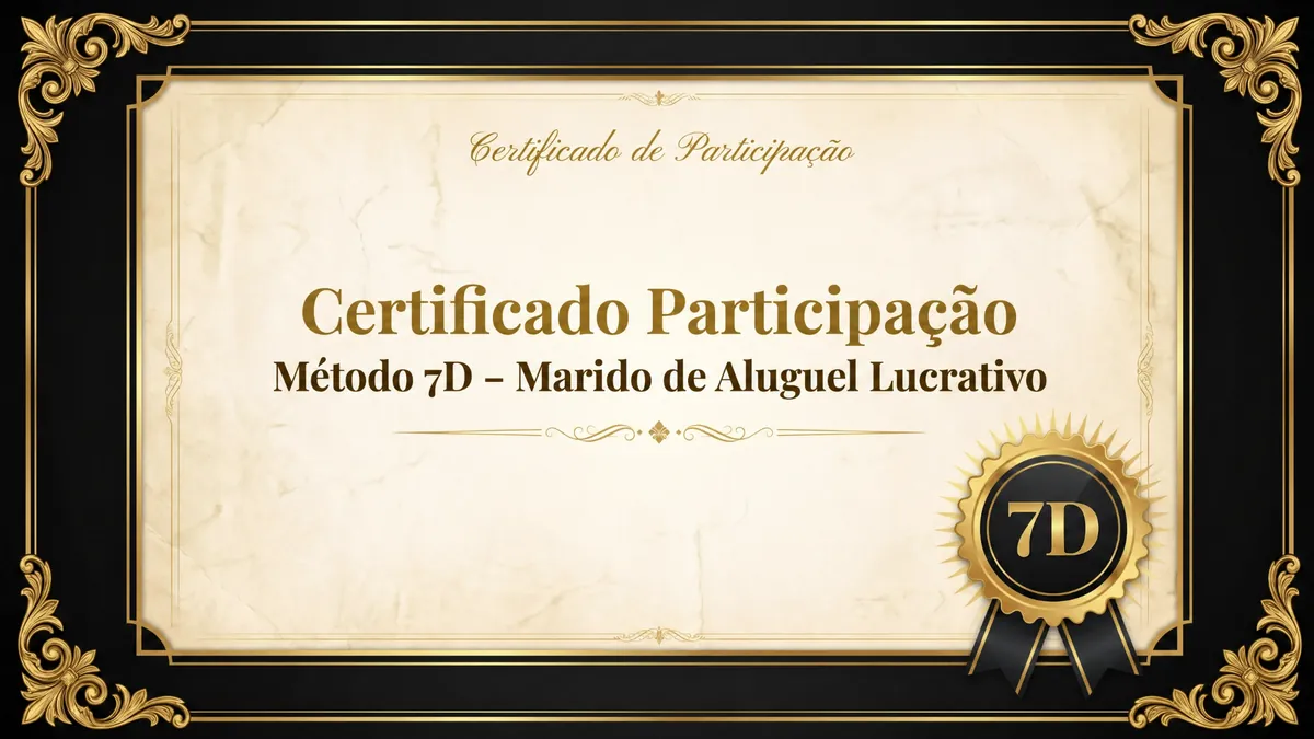 Certificado de Participação Método 7D